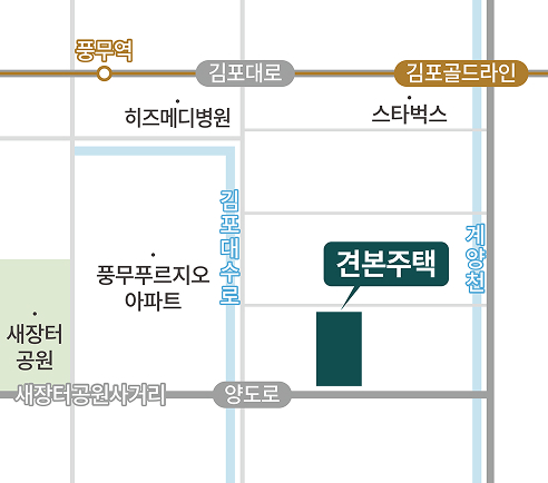 오시는 길 약도